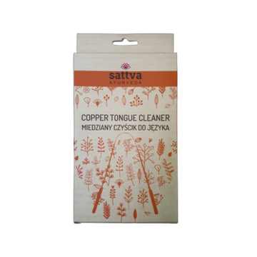 Miedziany czyścik do języka - podwójny uchwyt