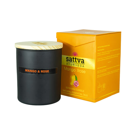 Soy Candle - Mango and Indian Rose