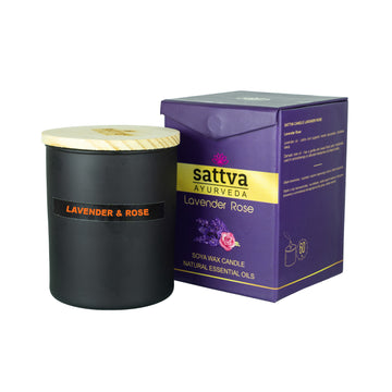 Soy Candle - Lavender and Indian Rose