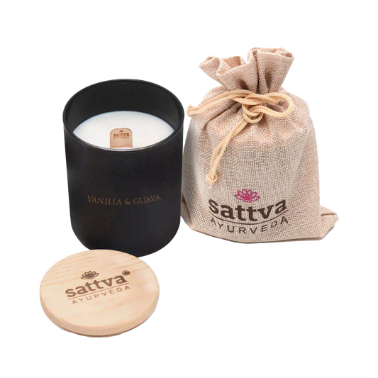 Świeca sojowa Sattva Soy Candle- Wanilia i guawa