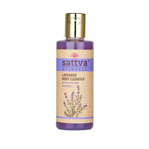 Sattva żel do mycia ciała lawendowy naturalny skład