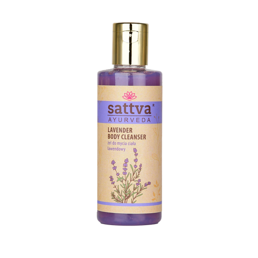 Sattva żel do mycia ciała lawendowy naturalny skład