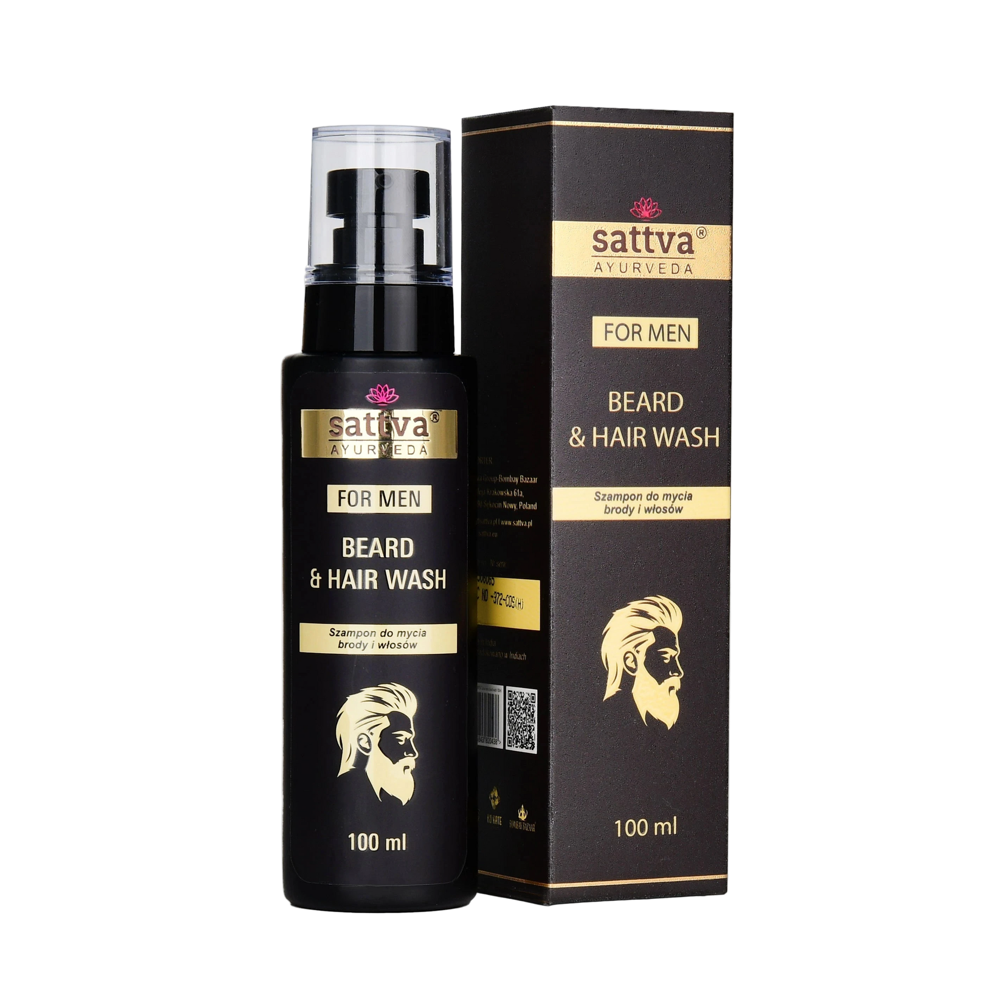 szampon do mycia wlosow i brody męski