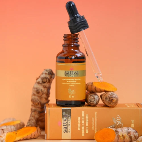 Ayur Glow serum do twarzy z kurkumą i kompleksem mineralnym
