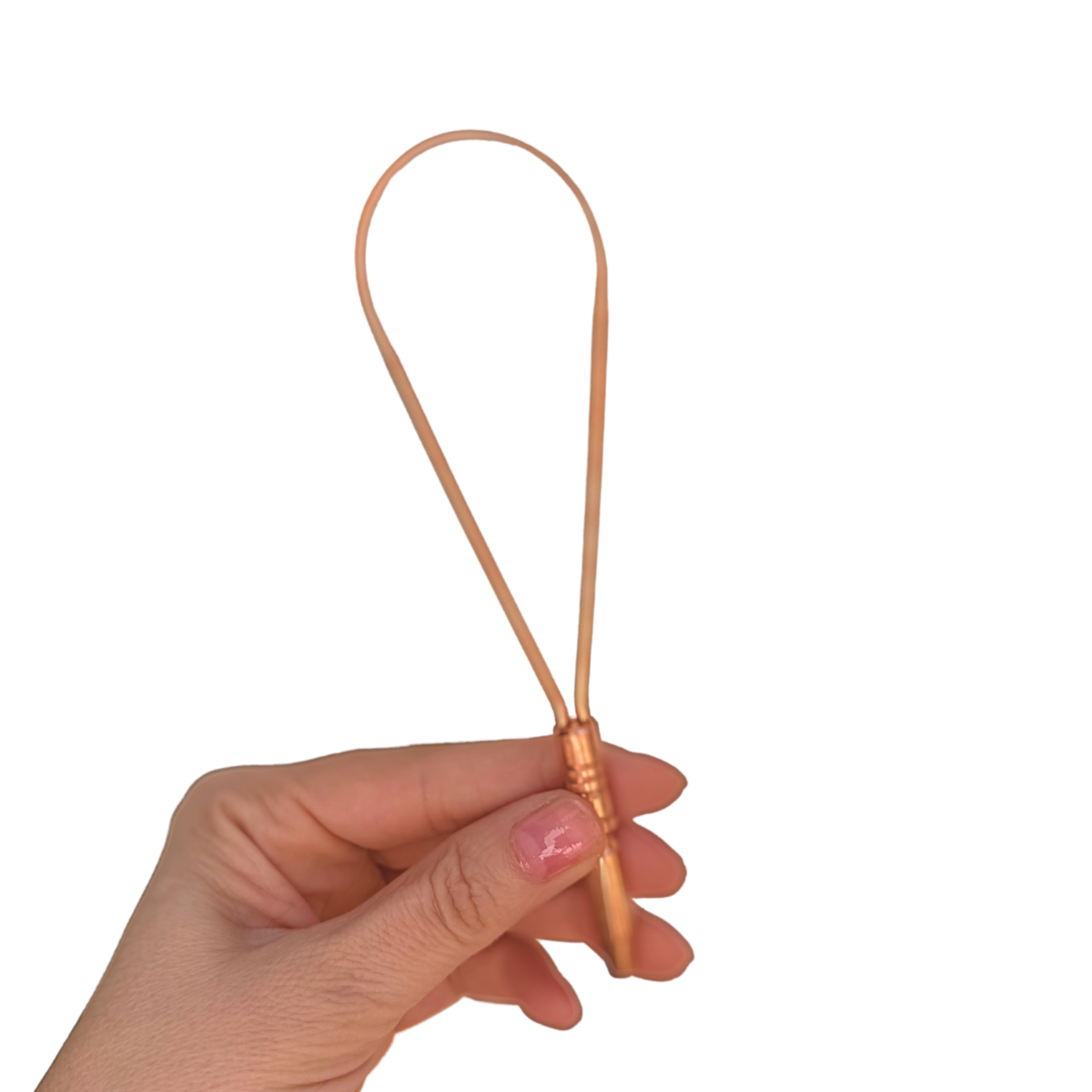 Pojedynczy czyścik do języka miedziany