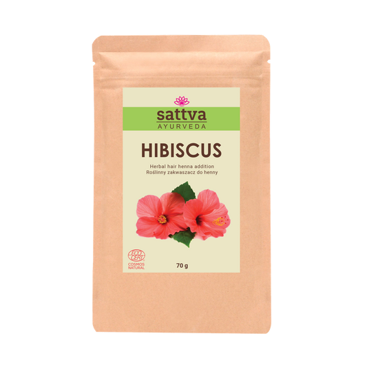 Powdered hibiscus for henna
