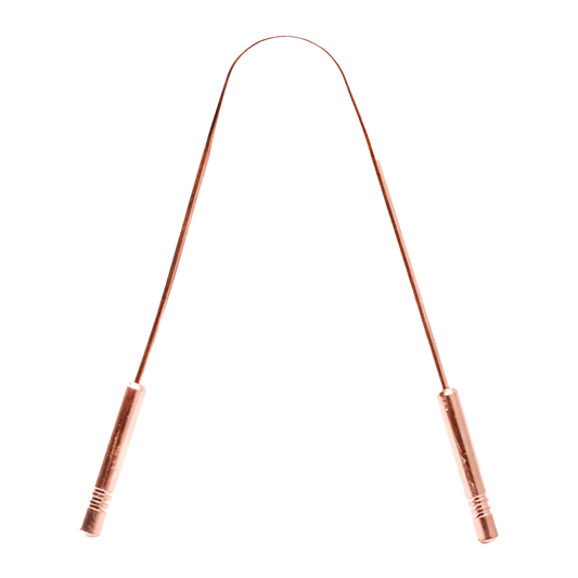 Copper Tongue Cleaner - Double Handle