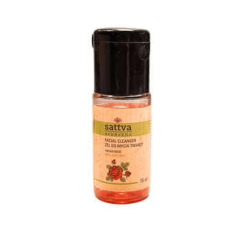 Mini produkt żel do mycia twarzy róża