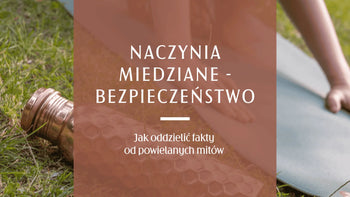 Przenośna butelka miedziana na wodę 