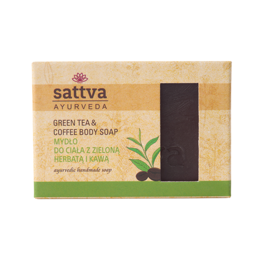 Glycerine soap green tea and coffee