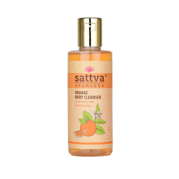 Sattva żel do mycia ciała pomarańczowy łagodny z nutą aromaterapii