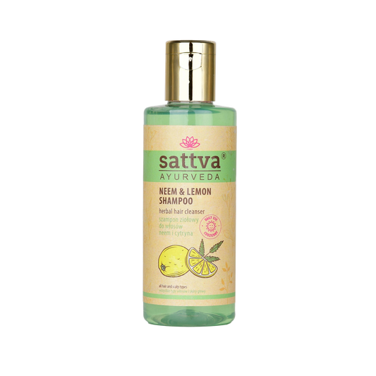 Sattva naturalny szampon neem i lemon do codziennego stosowania