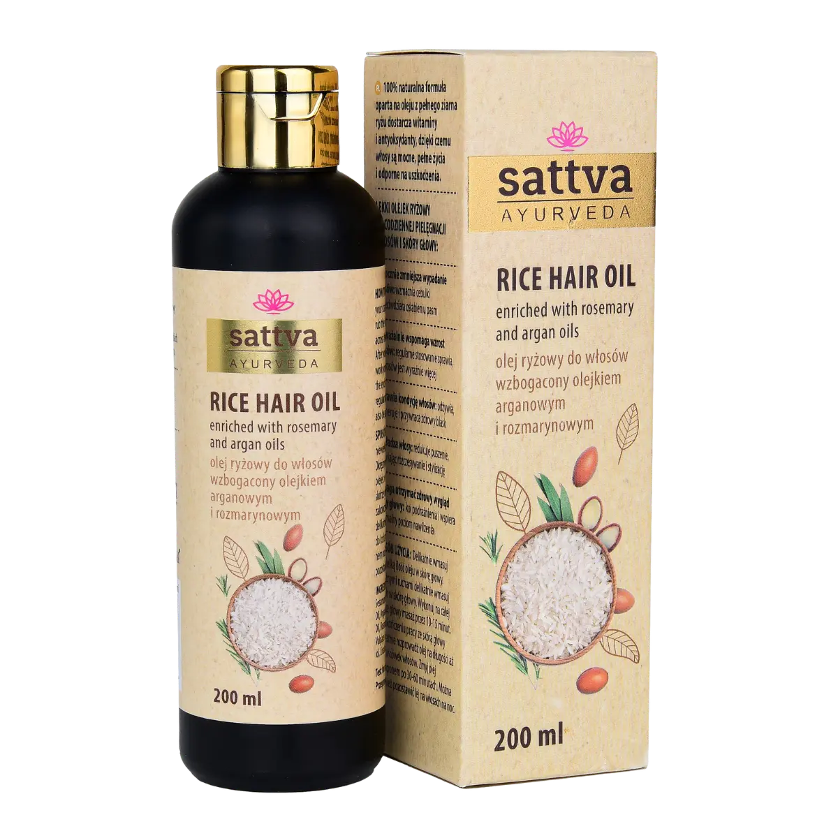 Olejek ryżowy do wlosow