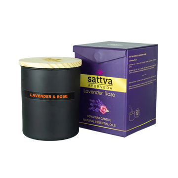 Świeca sojowa - Lawenda i Indyjska róża - Product Image