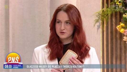 Bambusowa szczotka do włosów