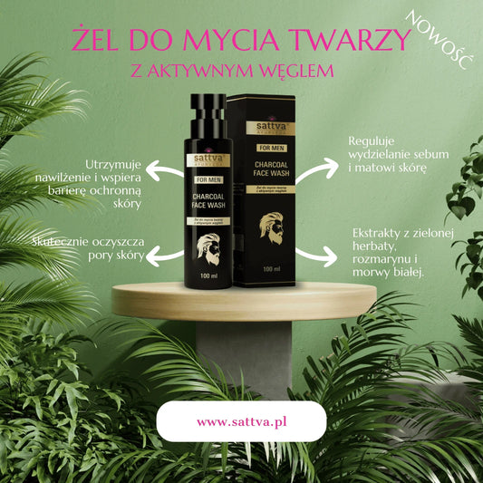 Żel do mycia twarzy z aktywnym węglem
