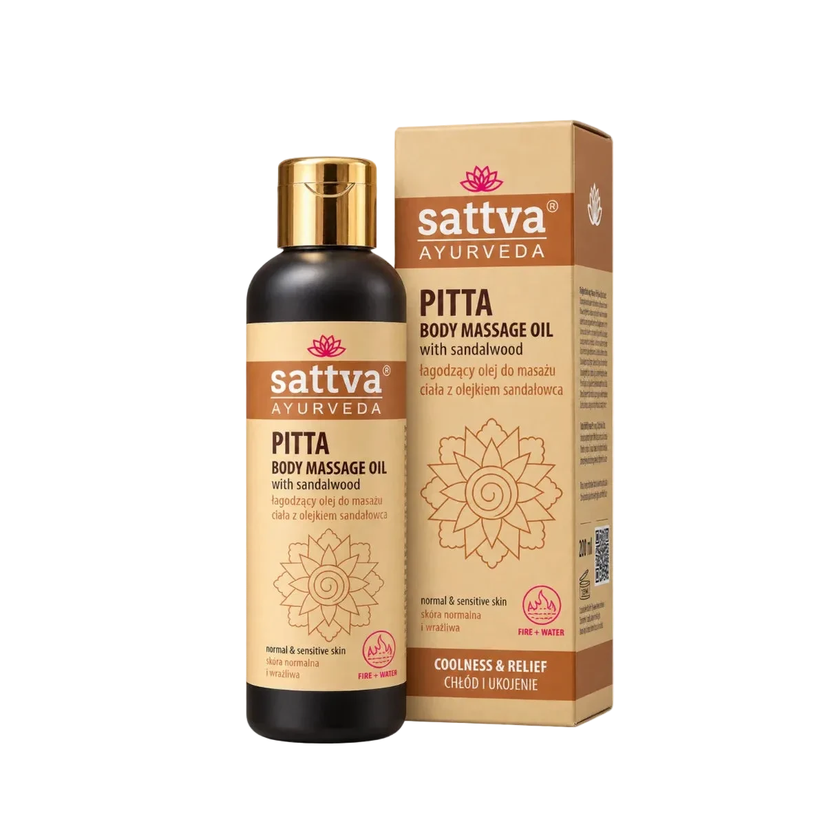 Ajurwedyjski olejek do masażu Pitta - Product Image