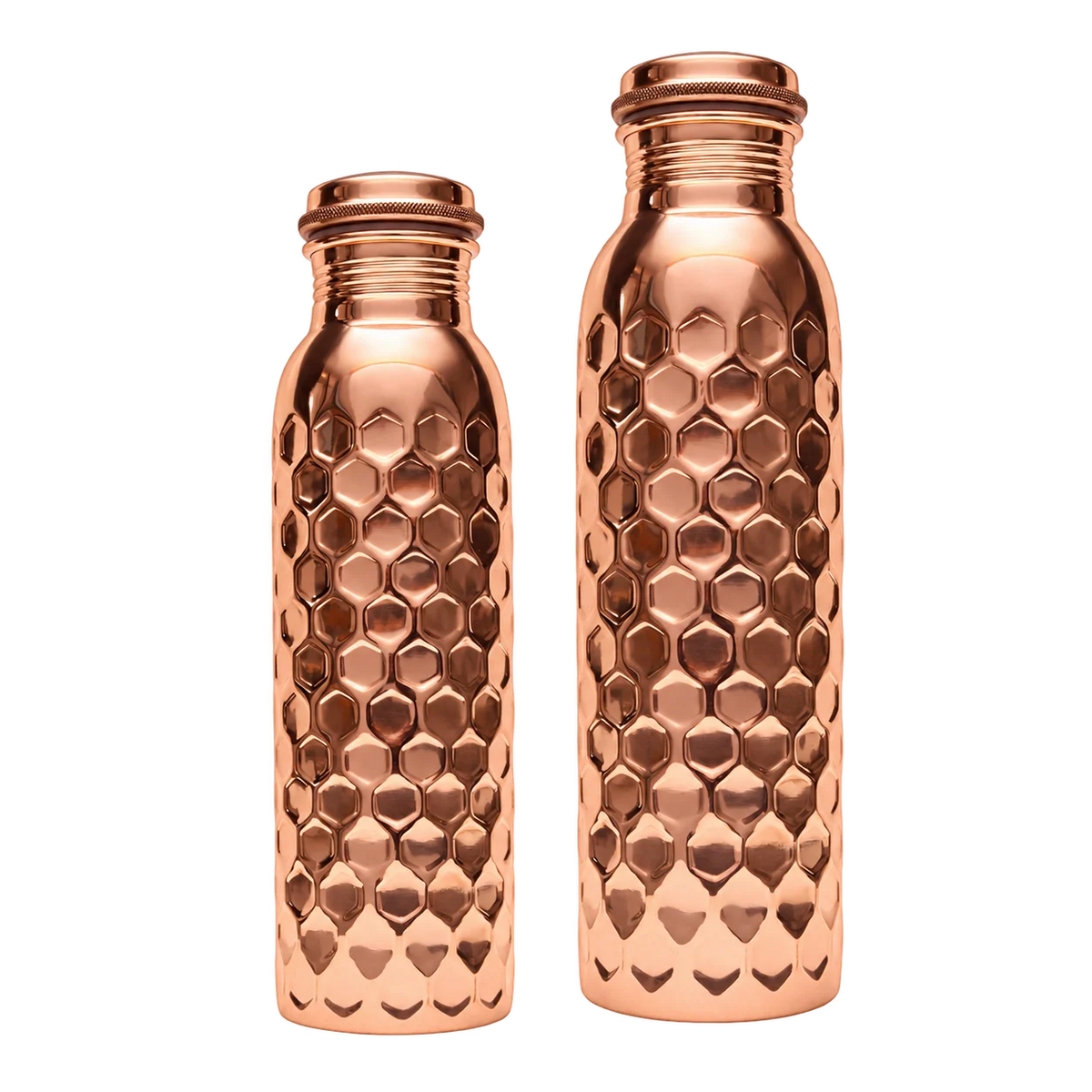 Diamentowa butelka miedziana na wodę - Product Image