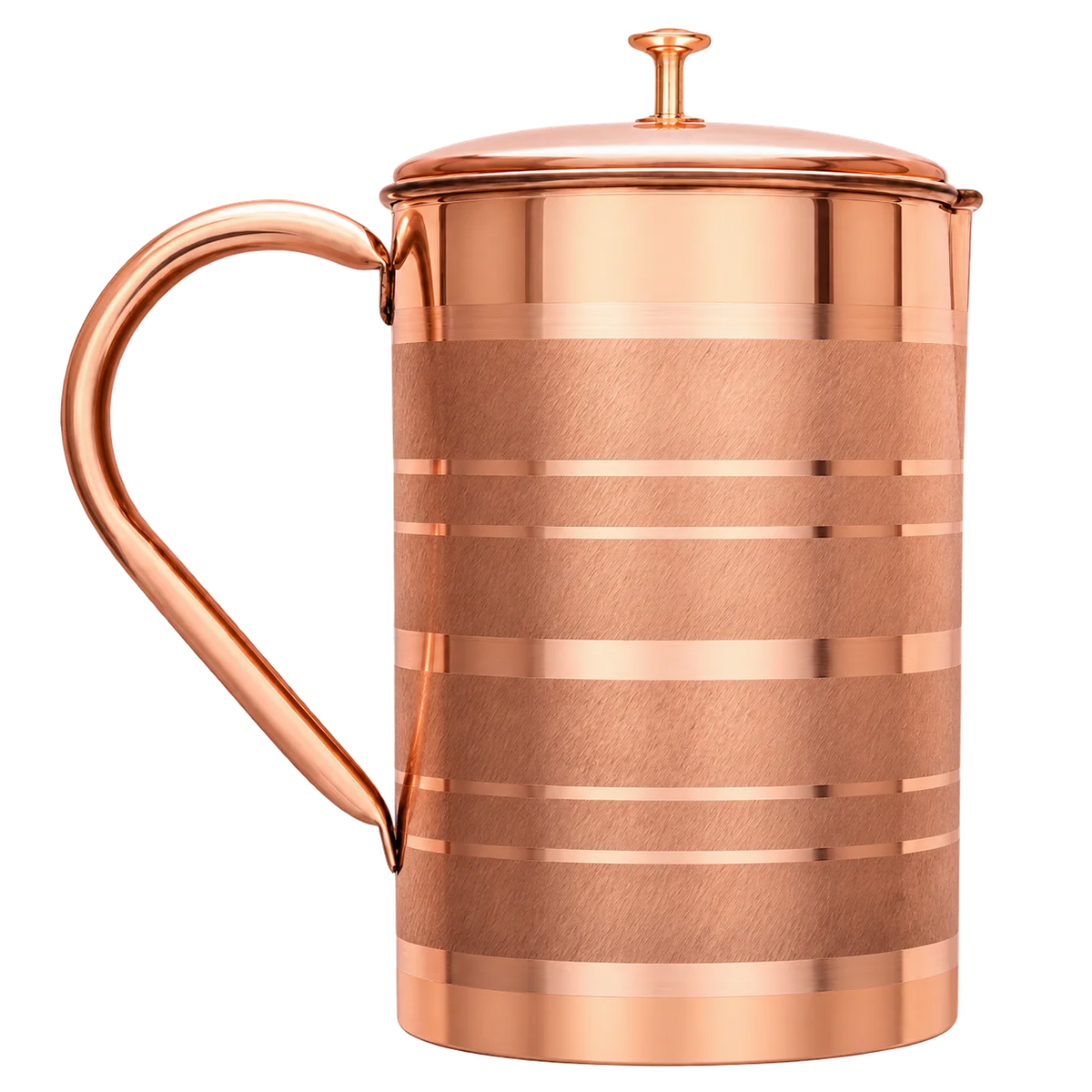 Dzbanek miedziany w paski - Product Image