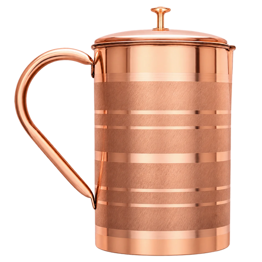 Dzbanek miedziany w paski - Product Image