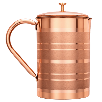 Dzbanek miedziany w paski - Product Image