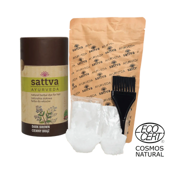 opakowanie henny ciemny brąz z akcesoriami