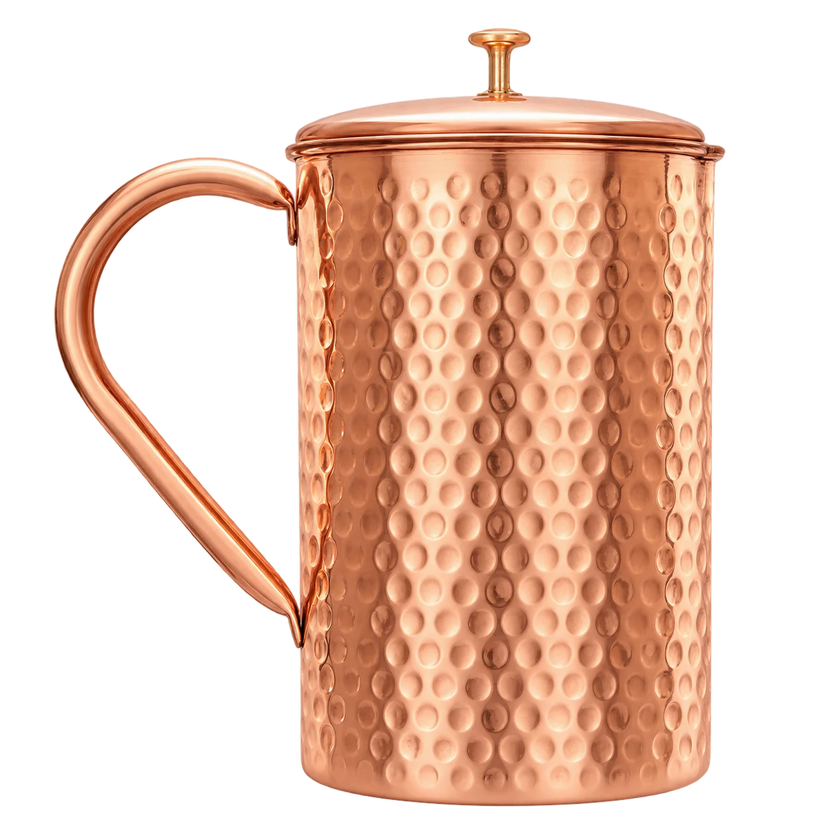 Młotkowany dzbanek miedziany - Product Image