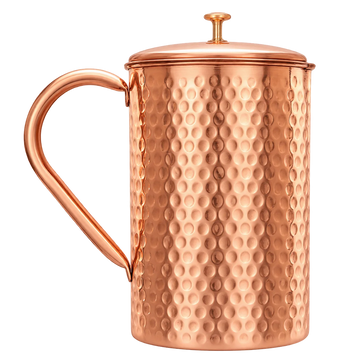 Młotkowany dzbanek miedziany - Product Image