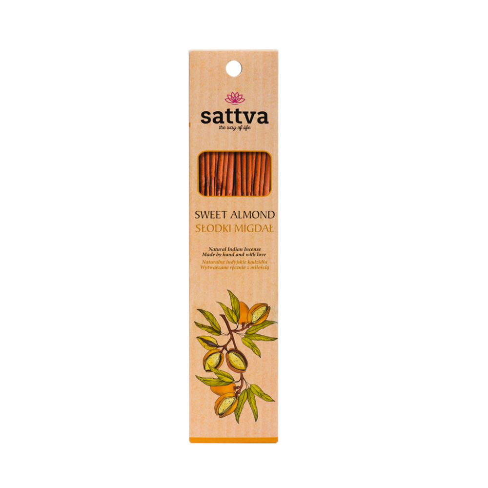 naturalne kadzidełka słodki migdal sattva