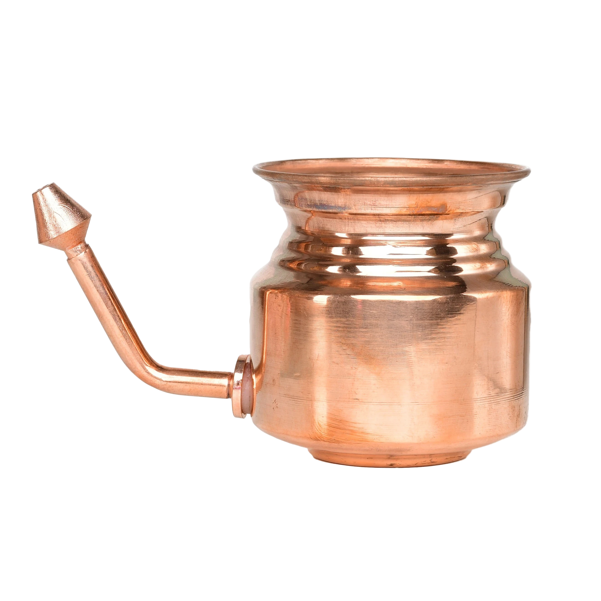 Miedziane naczynie tradycyjne neti pot do oczyszczania nosa i zatok