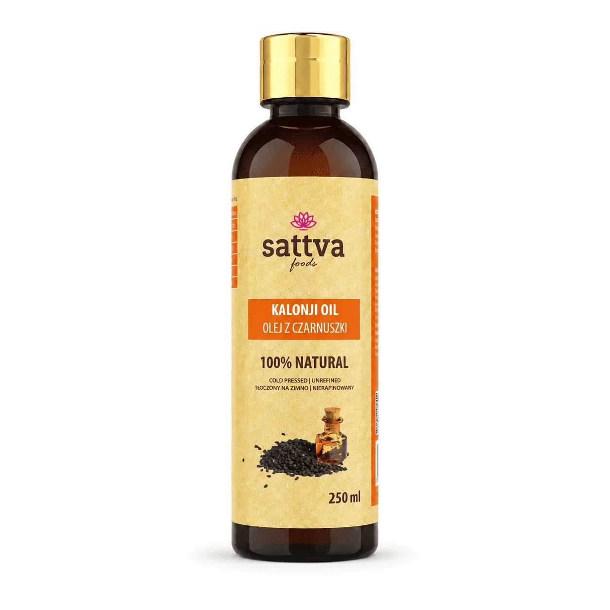 Olej z czarnuszki tłoczony na zimno 250 ml - Product Image