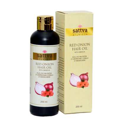 Olej do wlosow z czerwonej cebuli z hibiskusem
