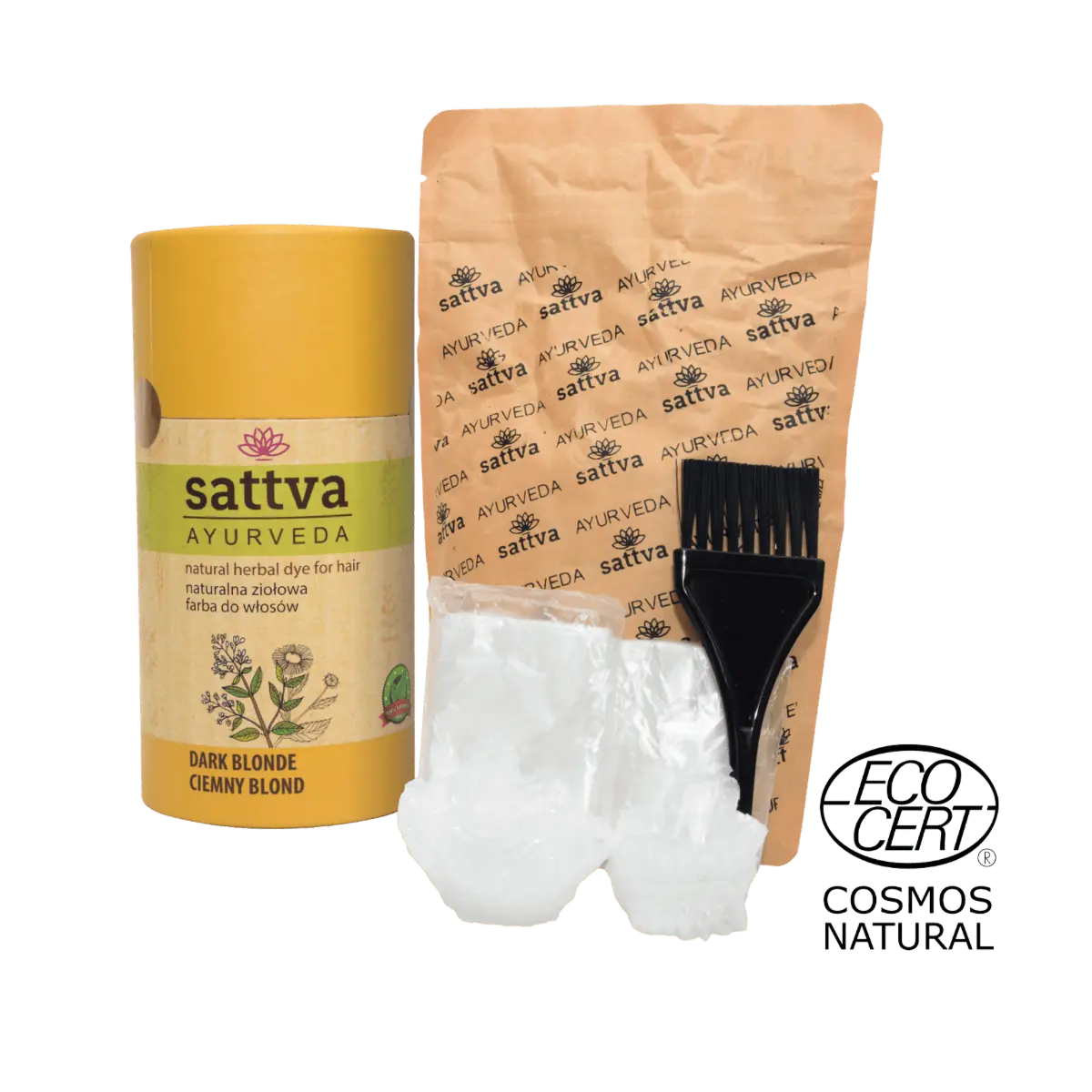 opakowanie henny ciemny blond z akcesoriami