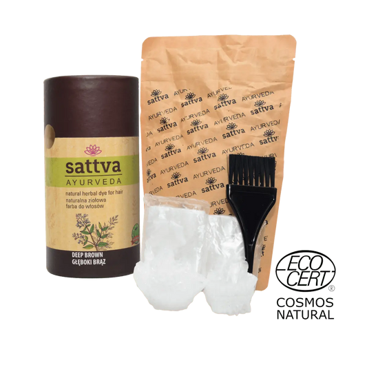 opakowanie henny sattva głęboki brąz z akcesoriami