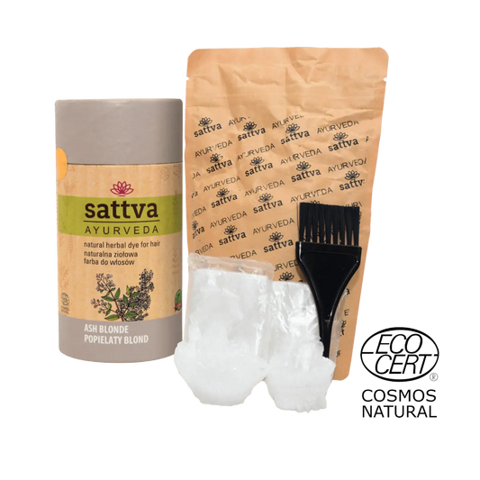 opakowanie henny sattva popielaty blond z akcesoriami
