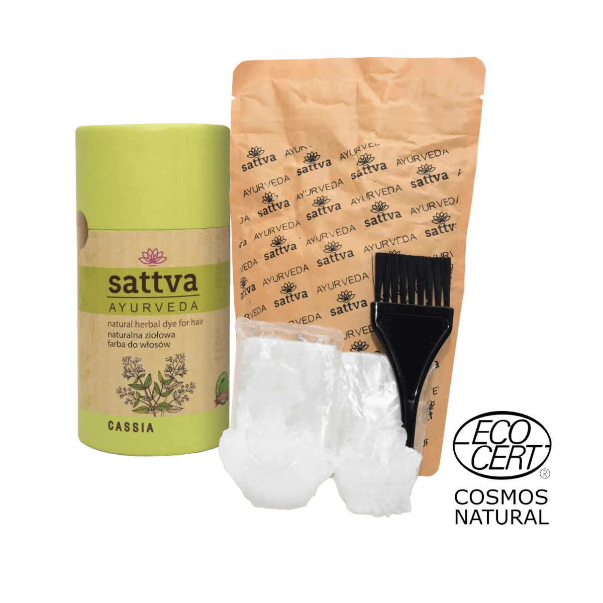 Opakowanie cassia z akcesoriami