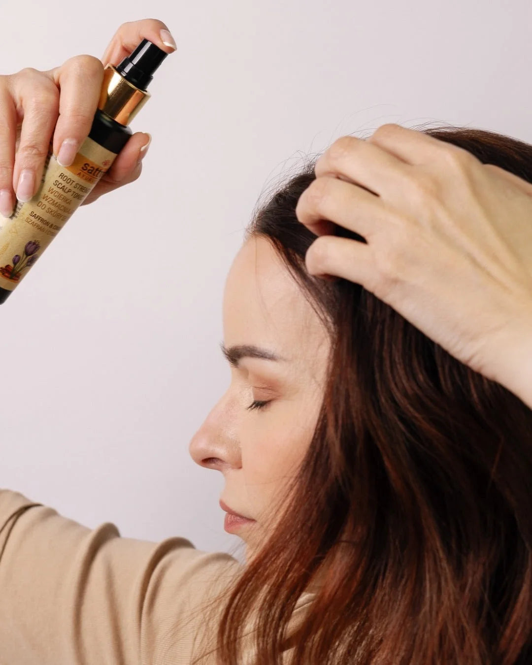 Wcierka do skóry głowy — Szafran i Cynamon 100 ml - Product Image