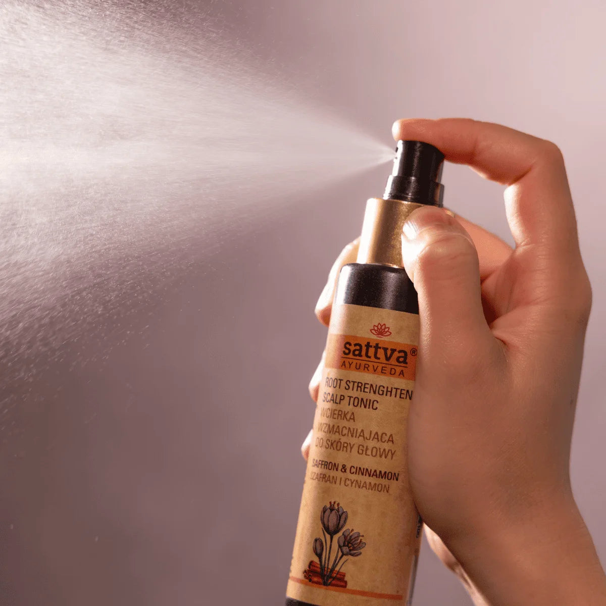 Wcierka do skóry głowy — Szafran i Cynamon 100 ml - Product Image